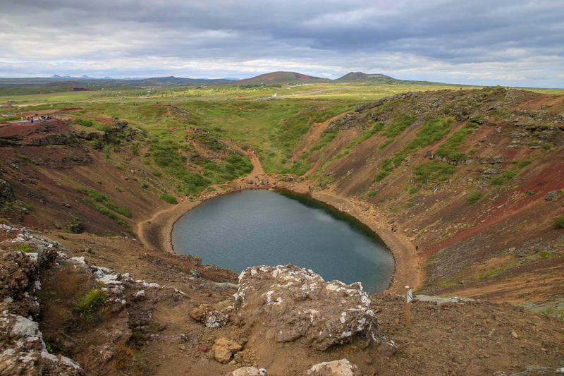 Кратер Керир (Исландия) - озеро, доступ и достопримечательности