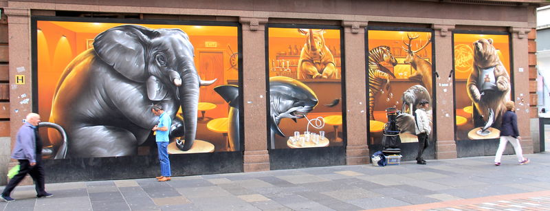 Уличное искусство в Глазго