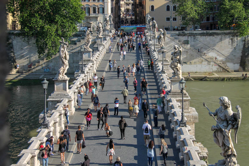 Мост Святого Анджело в Риме