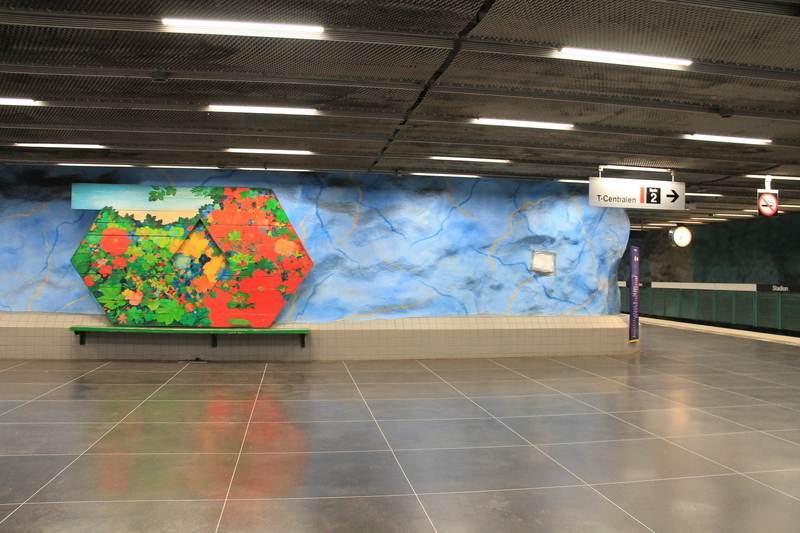 Стокгольмское метро - самая длинная художественная галерея в мире