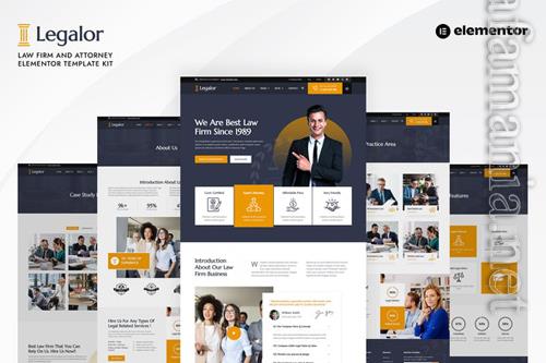 Themeforest Legalor - Law Firm & Attorney Elementor Template Kit 