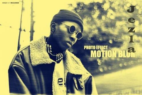 Motion Blur Photo Effect Psd