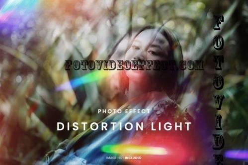 Distortion Light Photo Effect Psd