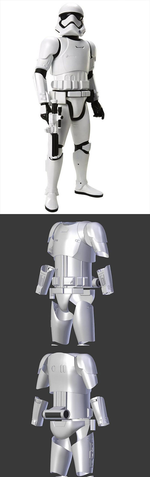 New Order StormTrooper Wearable OBJ 3D Print Model