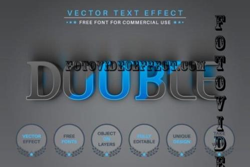 Double Install - Editable Text Effect - 7233954
