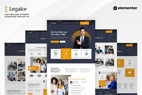 Themeforest Legalor - Law Firm & Attorney Elementor Template Kit