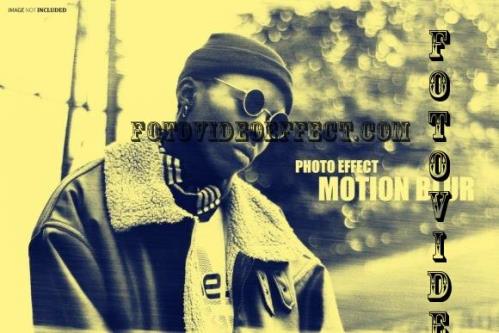 Motion Blur Photo Effect Psd