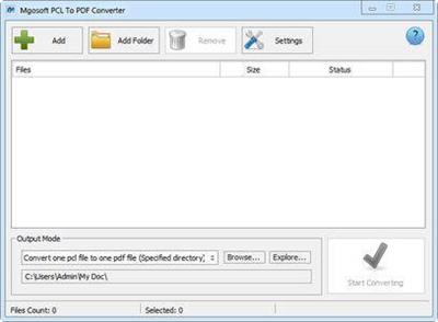 Mgosoft PCL To PDF Converter 12.7.0