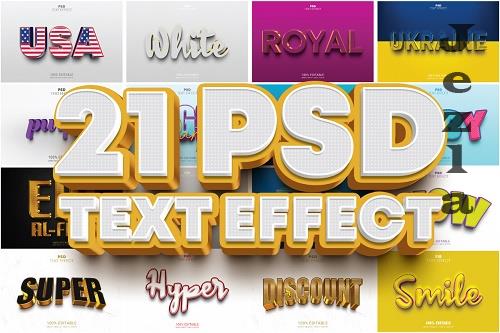 Editable 3D PSD Text Effect Bundle Vol-3