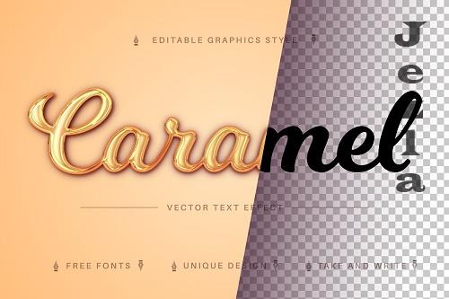 Caramel - Editable Text Effect, Font - 7238075