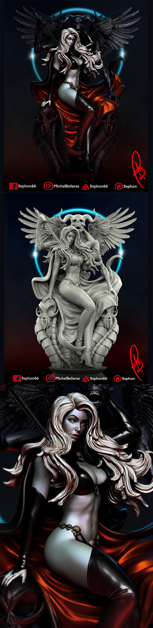 Lady Death by Creative Geek MB 3D Print Model