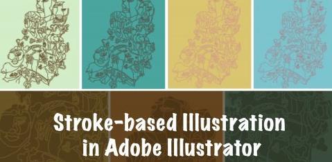 Stroke-based Illustration in Adobe Illustrator