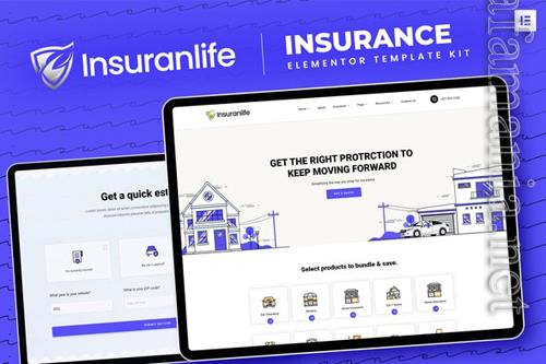 Themeforest Insuranlife - Insurance Agency Elementor Template Kit 