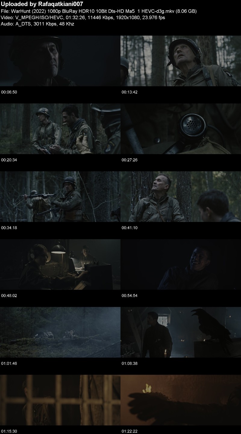 WarHunt (2022) 1080p BluRay HDR10 10Bit Dts-HD Ma5 1 HEVC-d3g WarHunt (2022) 1080p BluRay HDR10 10Bit Dts-HD Ma5 1 HEVC-d3g