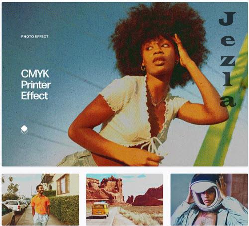 CMYK Printer Effect - 7232983
