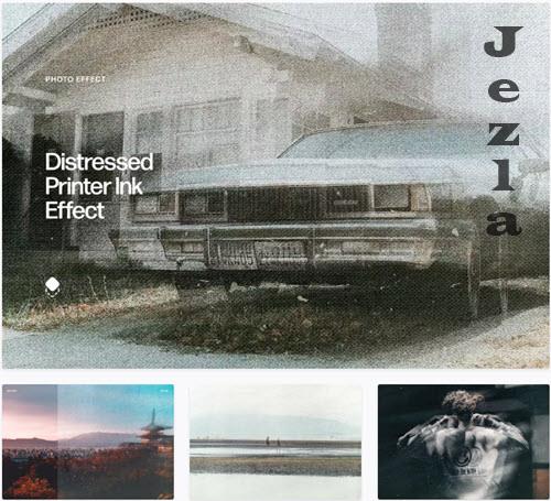 Distressed Print Ink Effect - 7232893