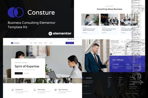 Themeforest Consture - Business Consulting Elementor Template Kit 