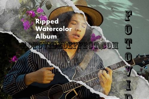 Ripped Watercolor Album Effect - 7190966