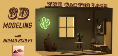3D Modeling for Beginners: Interior Design "The Cactus Room"