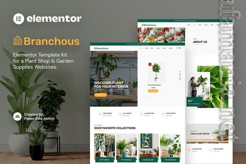 Themeforest Branchous - Plant & Garden Store Elementor Template Kit 38001638