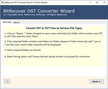 BitRecover OST Converter Wizard 13.0