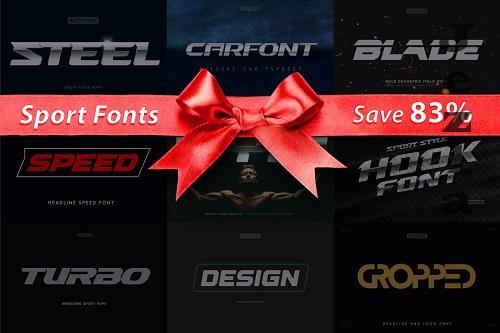 Sport Fonts Bundle  - 6640148