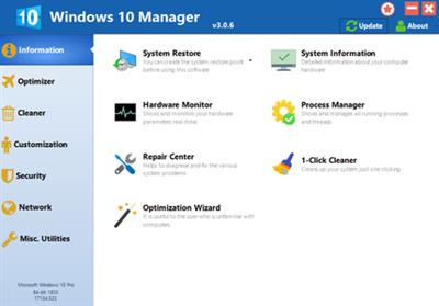 Yamicsoft Windows 10 Manager 3.6.5 Multilingual Portable