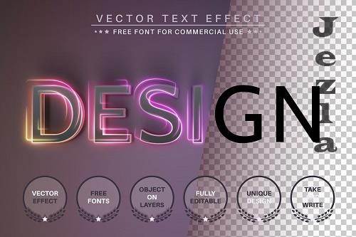 Design Unicorn Editable Text Effect - 7241266