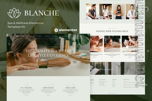 Themeforest Blanche - Spa & Wellness Elementor Template Kit 38015078