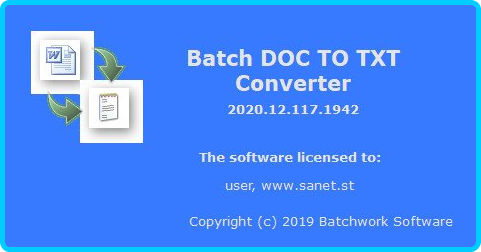 Batch DOC to TXT Converter 2022.14.517.2140 F02227acebd75c929ef643a50d0c99e5