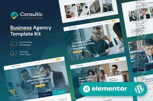 Themeforest Consultic - Business Agency Elementor Template Kit 37916998