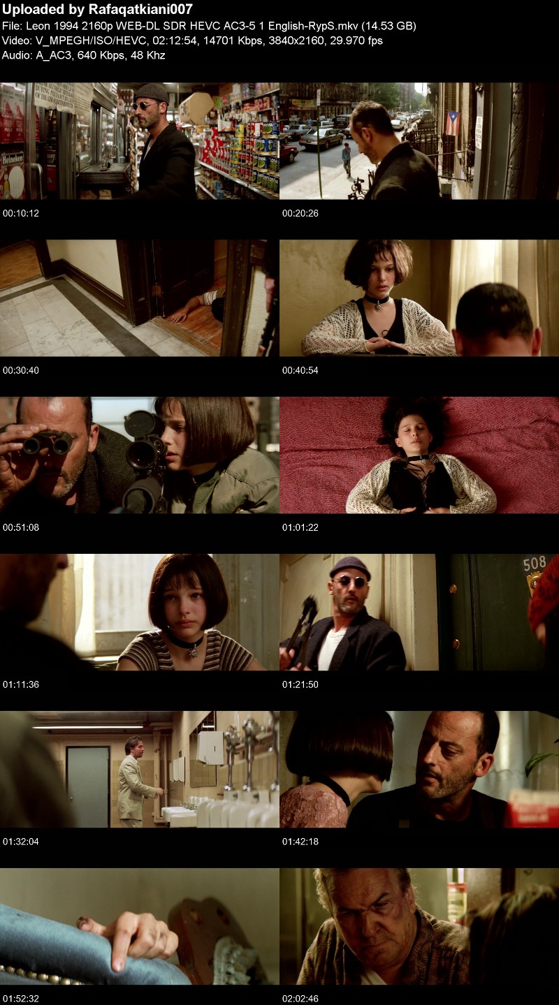 Leon 1994 2160p WEB-DL SDR HEVC AC3-5 1 English-RypS Leon 1994 2160p WEB-DL SDR HEVC AC3-5 1 English-RypS