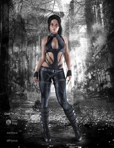 X FASHION TACTICAL TOUCH OUTFIT FOR GENESIS 8 FEMALE(S)