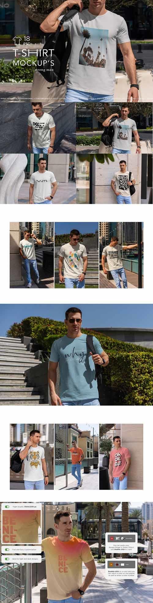 T-Shirt MockUp Strong Man - 7237078 T-Shirt MockUp Strong Man - 7237078