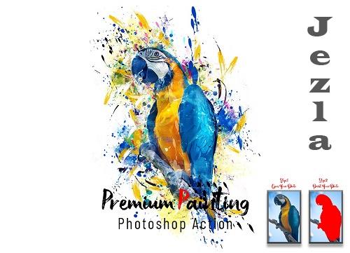 Premium Painting Photoshop Action - 7245183 Premium Painting Photoshop Action - 7245183