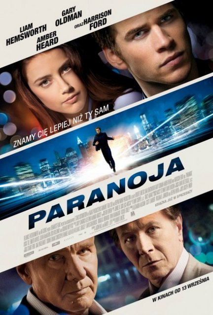 Paranoja / Paranoia (2013) PL.1080p.BluRay.x264.AC3-LTS ~ Lektor PL