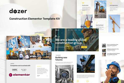 ThemeForest - Dozer - Construction Elementor Template Kit 36780021