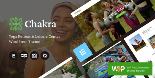 ThemeForest - Chakra - Yoga Retreat & Leisure Center WordPress Theme 36824929