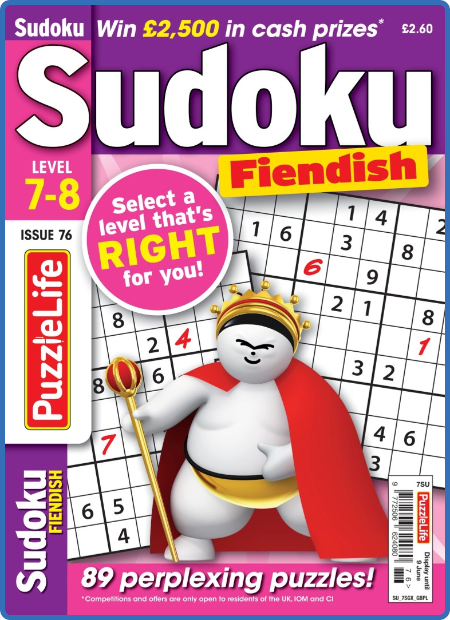 PuzzleLife Sudoku Fiendish – 01 May 2021