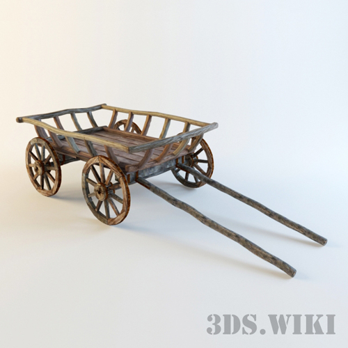 Old cart 3D Model