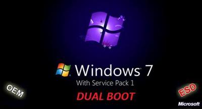 Windows 7 SP1 DUAL-BOOT 31in1 OEM ESD en-US Preactivated May 2022 (x86/x64)