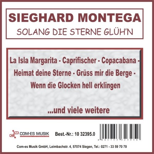 Sieghard Montega - Solang die Sterne glüh'n (2019) [16B-44 1kHz]