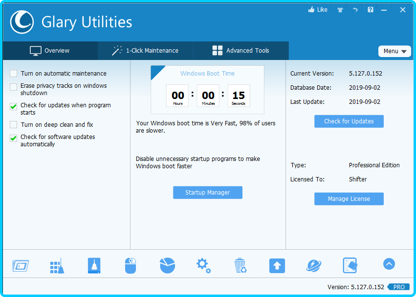 Glary Utilities Pro 5.189.0.218 Multilingual 200e8cfcd2973e376e2f6780285a4575