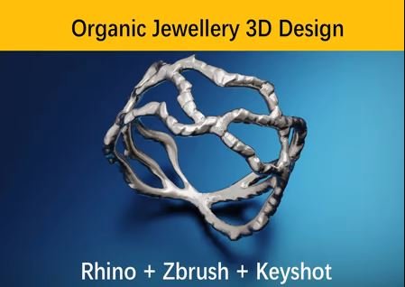 Organic Jewelry Dcesign - Rhino - Zbrush - Keyshot