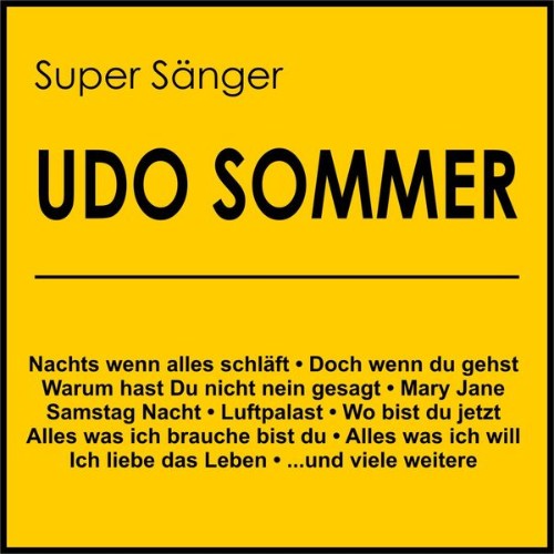 Udo Sommer - Super Sänger (2020) [16B-44 1kHz]