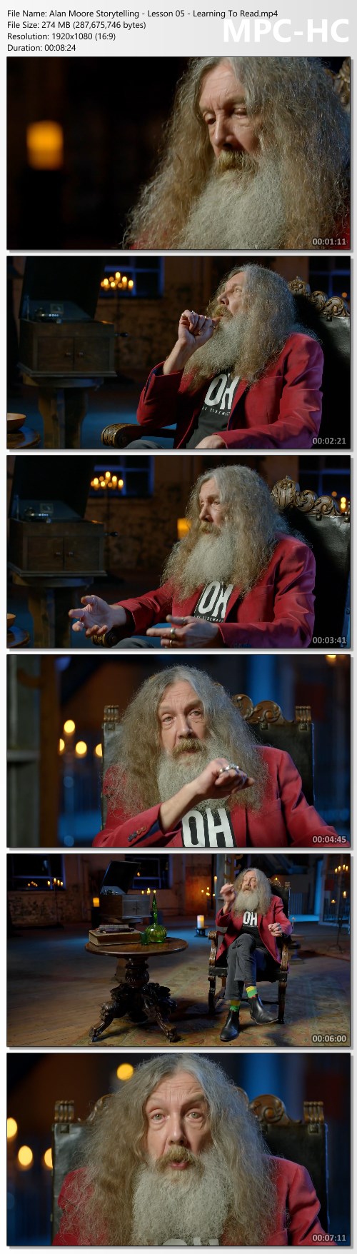 BBC Maestro - Alan Moore - Storytelling Online Course