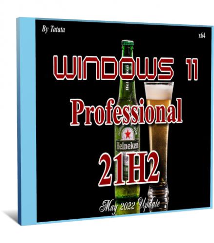 Windows 11 Professional 22000.708 by Tatata (x64) (2022) {Rus}