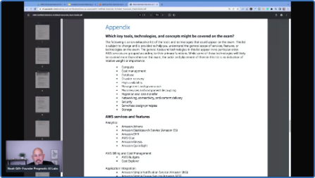 PRAGMATIC AI 52 WEEKS OF AWS EPISODE 23 BRIDGING TO SOLUTIONS ARCHITECT CERTIFICAT...
