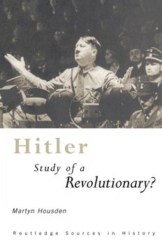 Hitler: Study of a Revolutionary