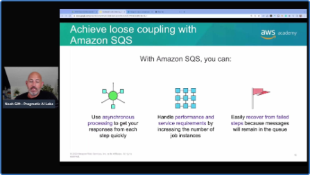 PRAGMATIC AI 52 WEEKS OF AWS EPISODE 20 SOLUTIONS ARCHITECT DECOUPLE